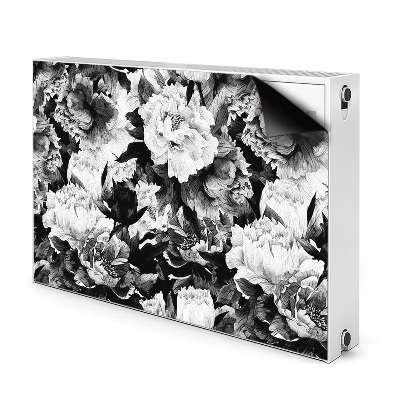 Radiator cover Black roses