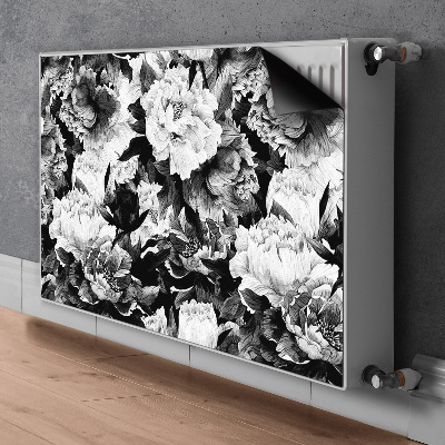 Radiator cover Black roses