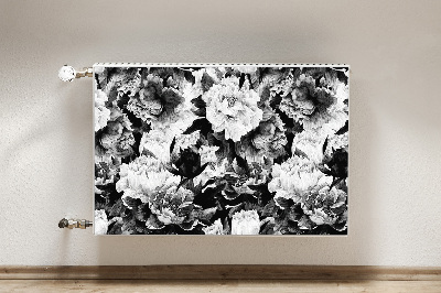 Radiator cover Black roses