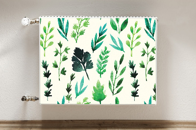 Decorative radiator mat Field flowers