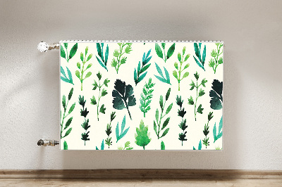 Decorative radiator mat Field flowers