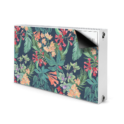 Decorative radiator cover Tropical composition