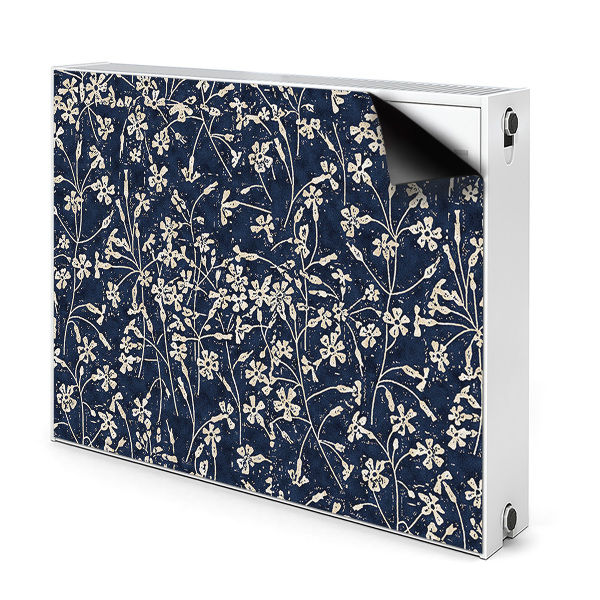 Printed radiator mat Floral pattern