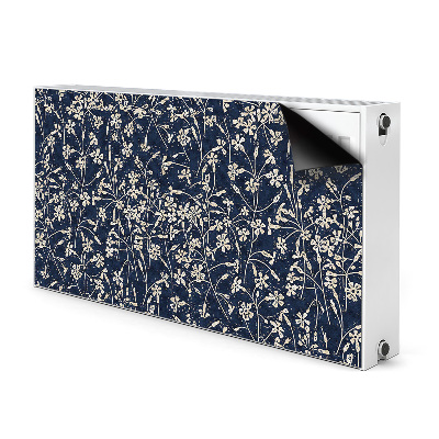 Printed radiator mat Floral pattern