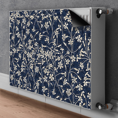 Printed radiator mat Floral pattern