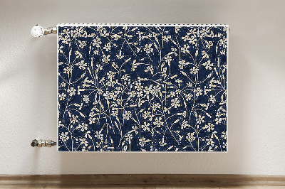 Printed radiator mat Floral pattern