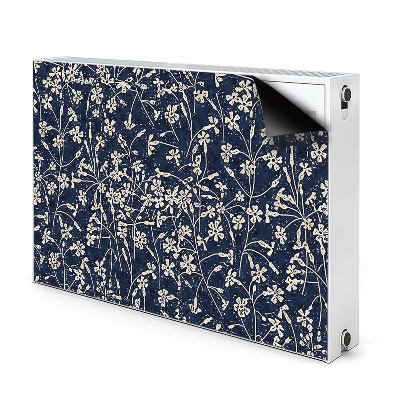 Printed radiator mat Floral pattern