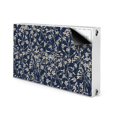 Printed radiator mat Floral pattern