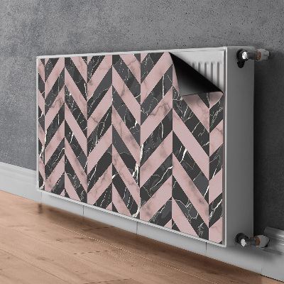 Magnetic radiator cover Marble loft style