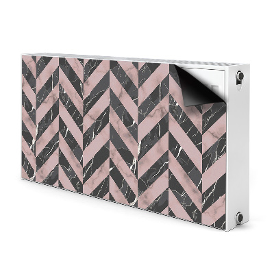 Magnetic radiator cover Marble loft style