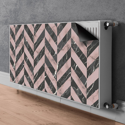 Magnetic radiator cover Marble loft style