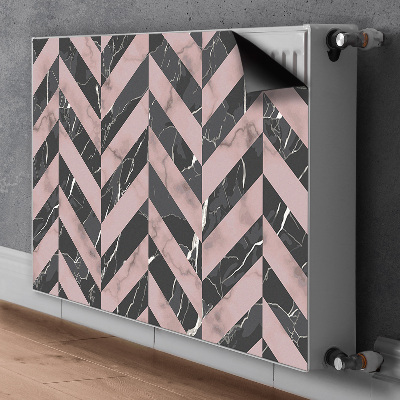 Magnetic radiator cover Marble loft style