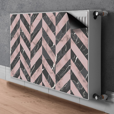 Magnetic radiator cover Marble loft style