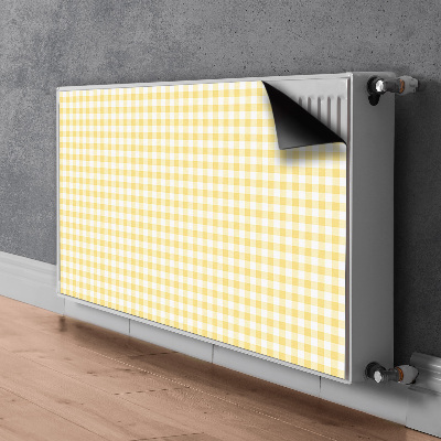 Magnetic radiator mat Yellow grille