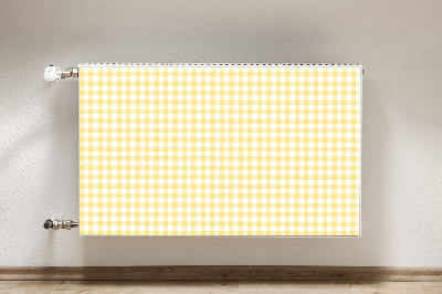 Magnetic radiator mat Yellow grille