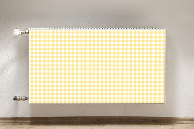 Magnetic radiator mat Yellow grille