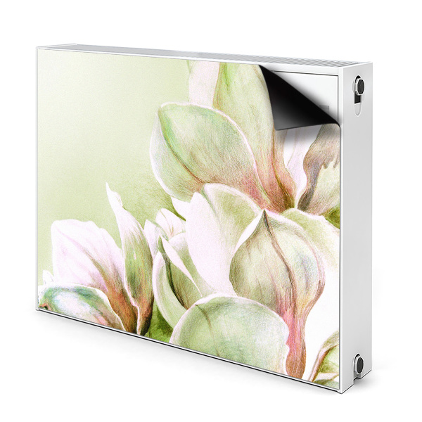 Printed radiator mat Magnolia flowers