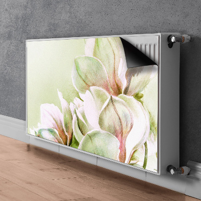 Printed radiator mat Magnolia flowers