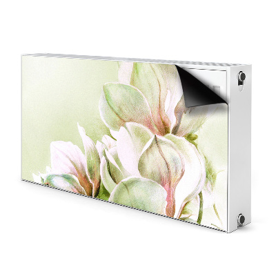 Printed radiator mat Magnolia flowers