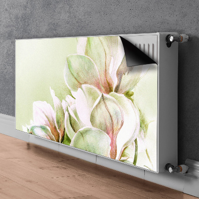 Printed radiator mat Magnolia flowers