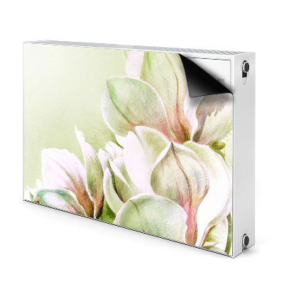 Printed radiator mat Magnolia flowers