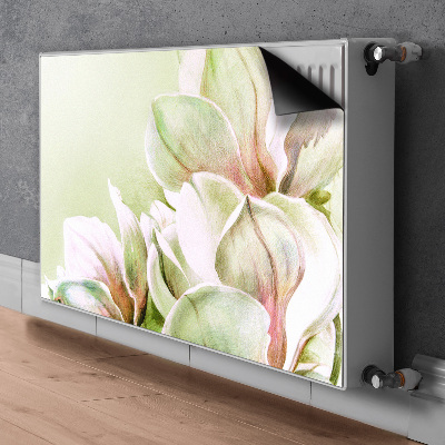 Printed radiator mat Magnolia flowers