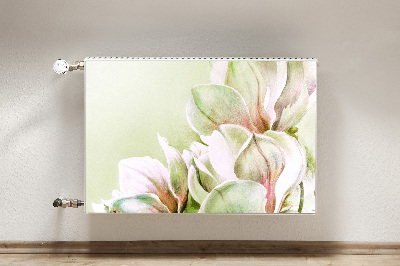 Printed radiator mat Magnolia flowers