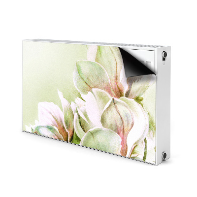 Printed radiator mat Magnolia flowers