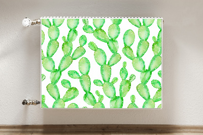 Decorative radiator mat Pastel cacti