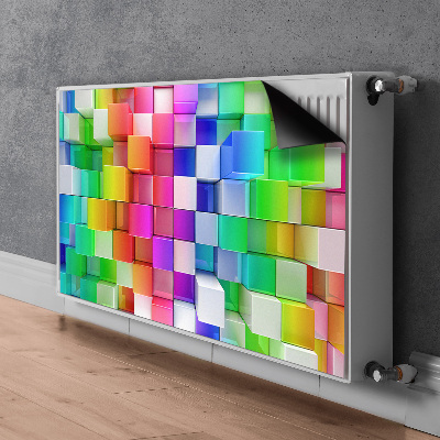 Radiator cover Colorful abstraction