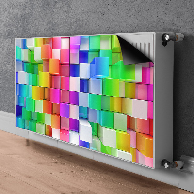 Radiator cover Colorful abstraction