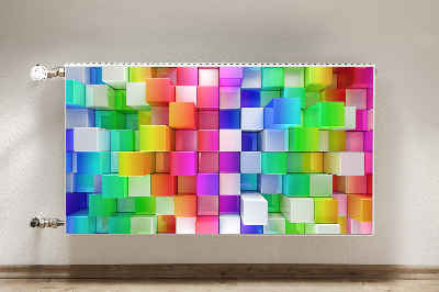 Radiator cover Colorful abstraction