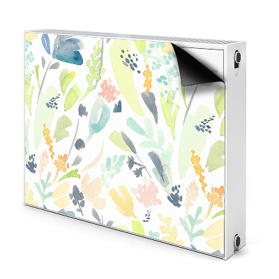 Printed radiator mat Flowers