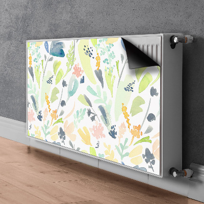 Printed radiator mat Flowers