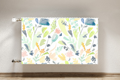 Printed radiator mat Flowers