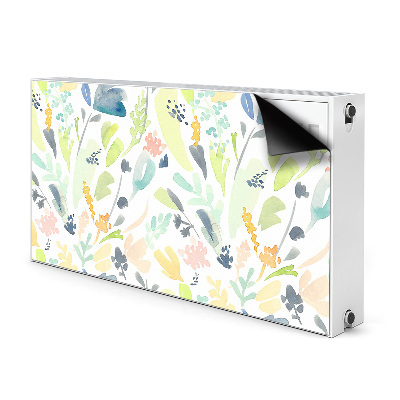 Printed radiator mat Flowers