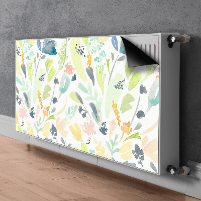 Printed radiator mat Flowers