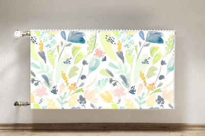 Printed radiator mat Flowers