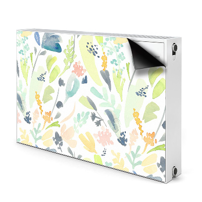 Printed radiator mat Flowers