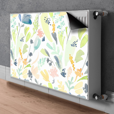 Printed radiator mat Flowers