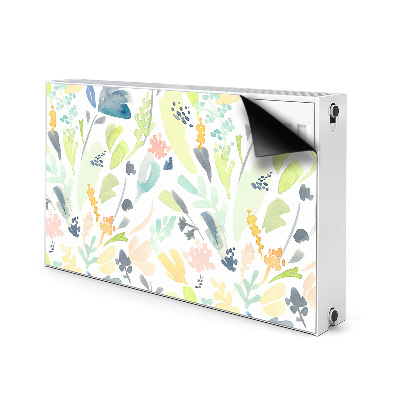 Printed radiator mat Flowers