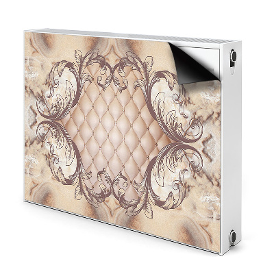 Decorative radiator mat Quilted graphics luxury