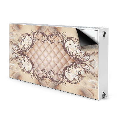 Decorative radiator mat Quilted graphics luxury