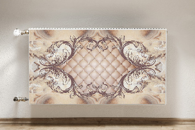 Decorative radiator mat Quilted graphics luxury