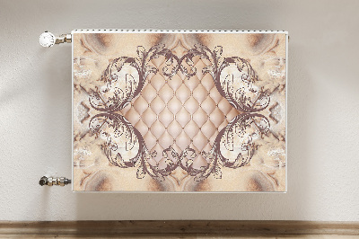 Decorative radiator mat Quilted graphics luxury