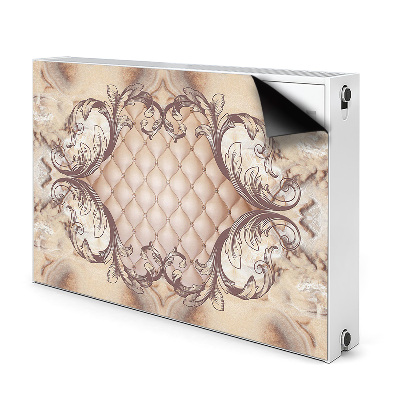 Decorative radiator mat Quilted graphics luxury