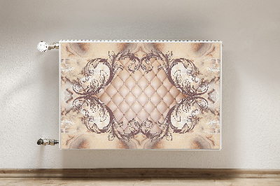 Decorative radiator mat Quilted graphics luxury