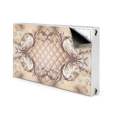 Decorative radiator mat Quilted graphics luxury