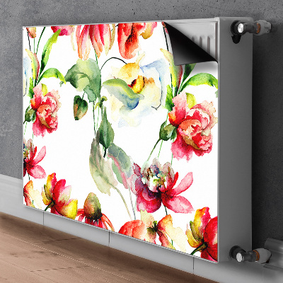 Magnetic radiator mat Wild flowers