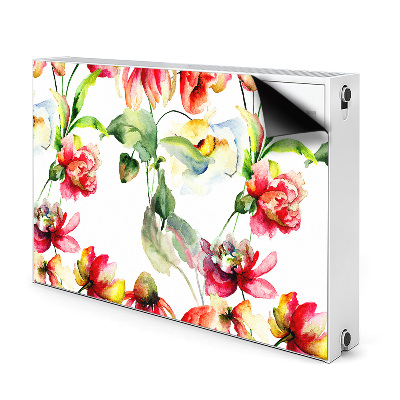 Magnetic radiator mat Wild flowers